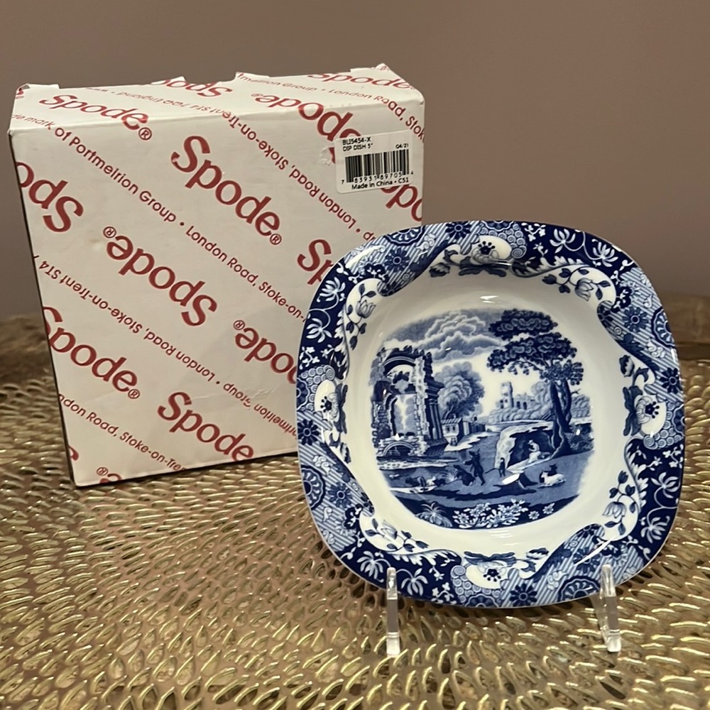 Spode “Blue Italian” Dip Dish